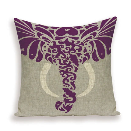 Indian Moroccan Elephant Animal Pillows