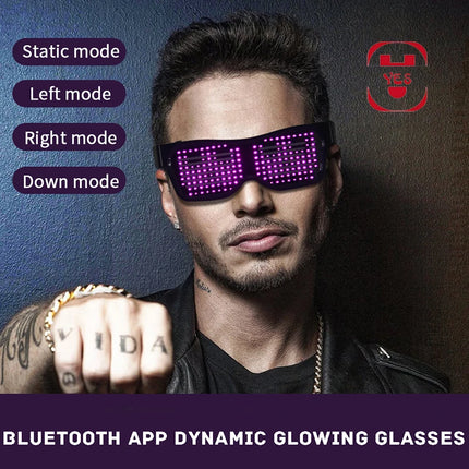 App Control Bluetooth LED Party Sunglasses