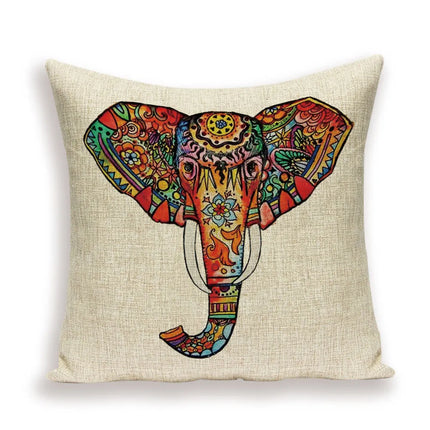 Indian Moroccan Elephant Animal Pillows