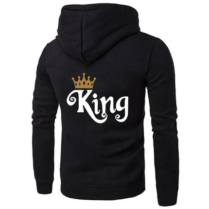 Couple Matching KING QUEEN Casual Hoodies
