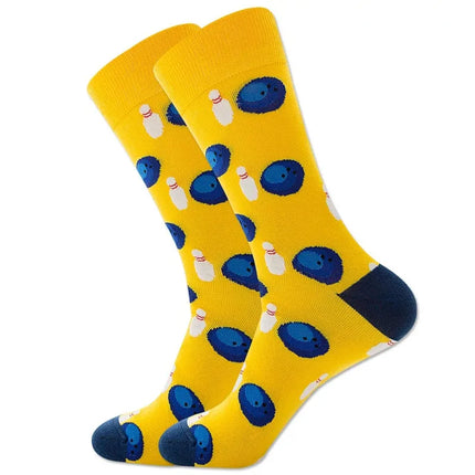 Men Combed 3D Funny Money Socks