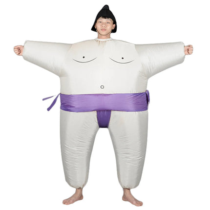 Halloween Kid Adult Sumo Wrestling Inflatable Costume