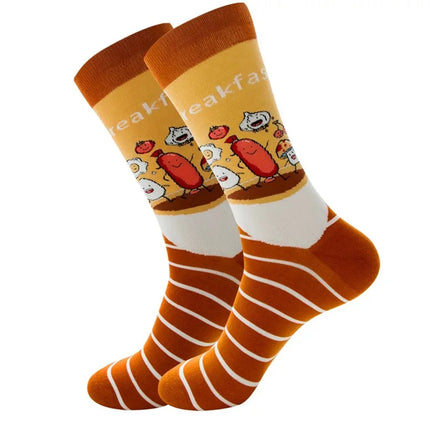 Men Combed 3D Funny Money Socks