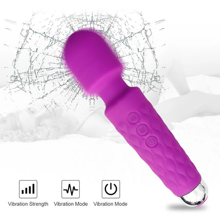 Wireless Dildos AV Vibrator USB Magic Wand