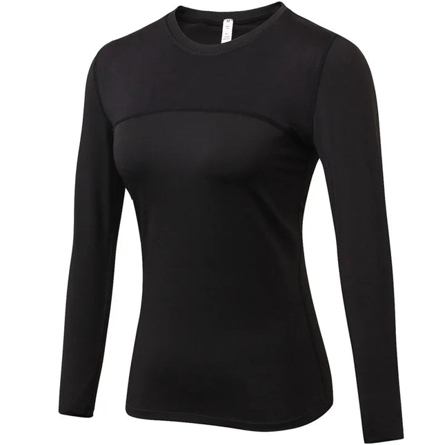 Women Long Compression Winter Fitness Tops