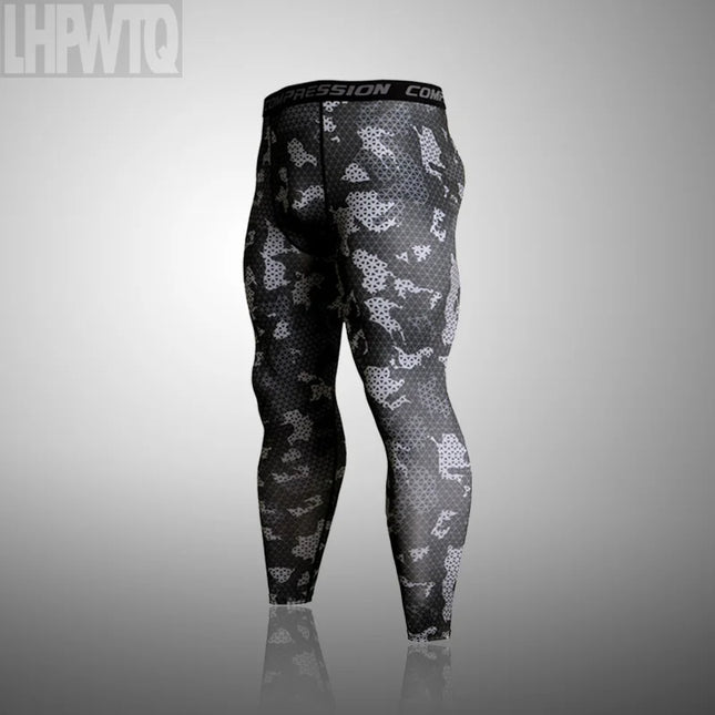 Men's Thermal Camouflage Compression Leggings