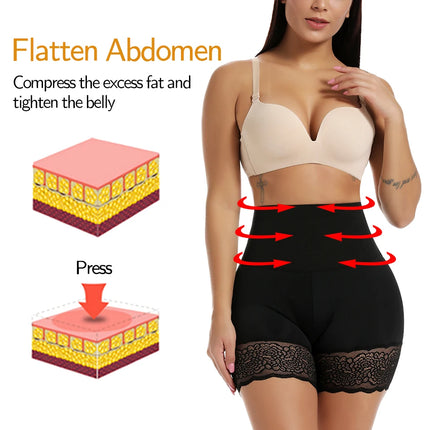 Women High-Waist Tummy-Control Body Shaper Shorts