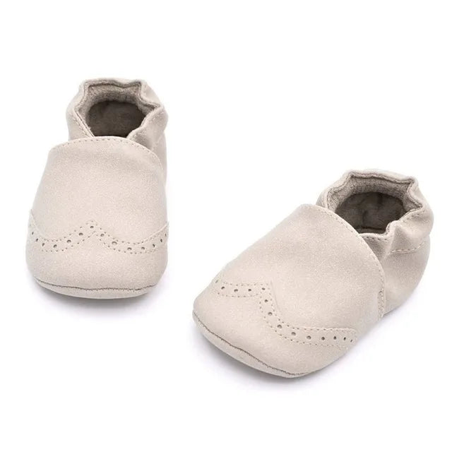 Baby Girl Leather First Walker Shoes