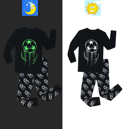 Baby Boy Luminous Dinosaur 3D Pajama Sleepwear Set