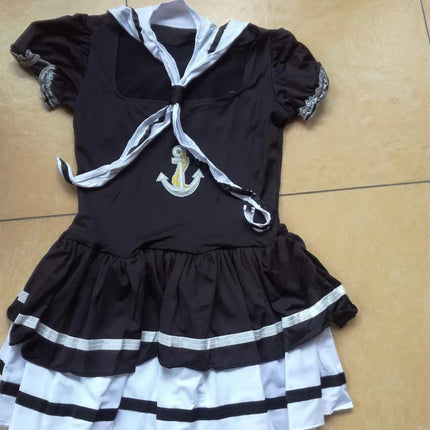 Women Sexy Sailor Cosplay Costume Party Dress Set