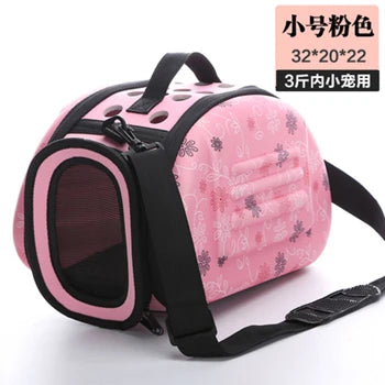 Lightweight Pink Portable Pet Carrier