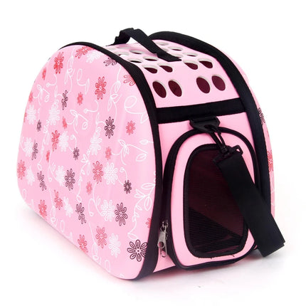 Lightweight Pink Portable Pet Carrier