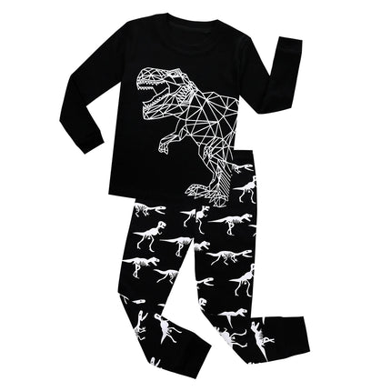 Baby Boy Luminous Dinosaur 3D Pajama Sleepwear Set