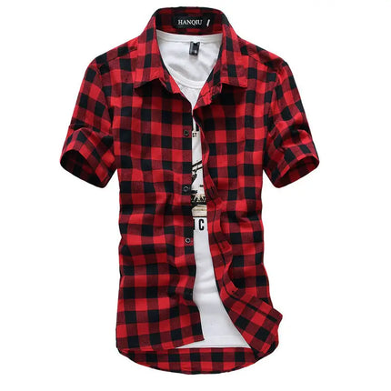 Men Blue Black Plaid Checkered Shirts – Mad Fly Essentials