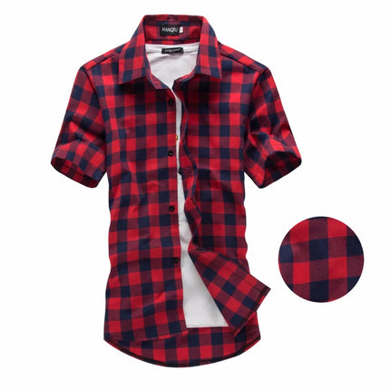 Men Blue Black Plaid Checkered Shirts – Mad Fly Essentials