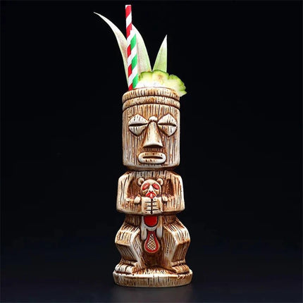 Ceramic 450mL Tiki Bar Beer Mug