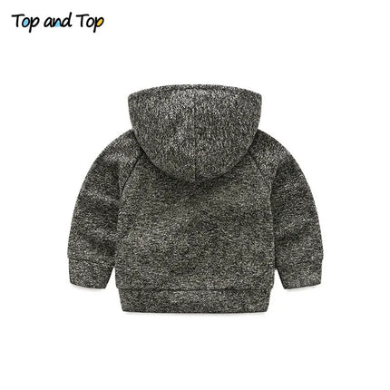 Boys Autumn Animal Casual Hooded Tracksuit