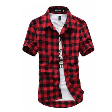 Men Blue Black Plaid Checkered Shirts – Mad Fly Essentials