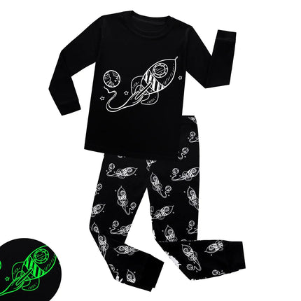 Baby Boy Luminous Dinosaur 3D Pajama Sleepwear Set