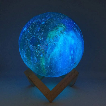 T20 3D Printed Moon Lamp Kids Night Light