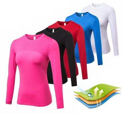 Women Long Compression Winter Fitness Tops