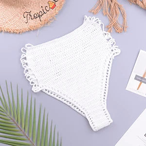 Women Crochet Boho Hollow Bikini Cover