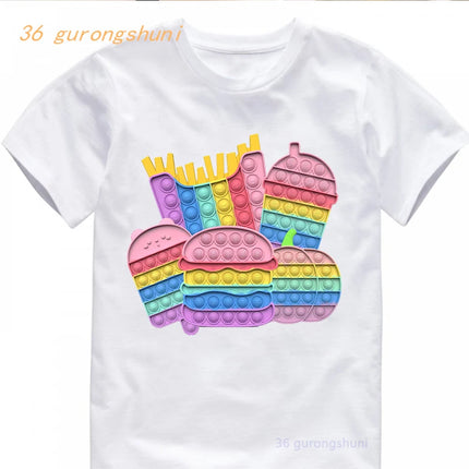 Baby Girl 3D Animal Unicorn Graphic Tees