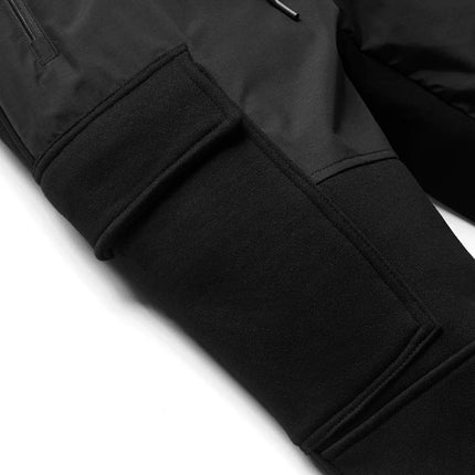 Men Cotton Casual Pocket Fitness Pants