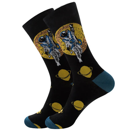 Men Combed 3D Funny Money Socks