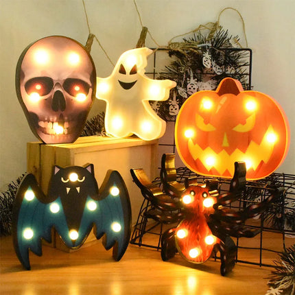 Halloween Witch Ghost Spider LED Party Lights