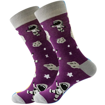 Men Combed 3D Funny Money Socks