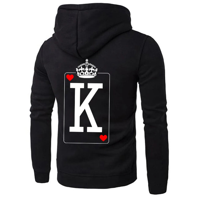 Couple Matching KING QUEEN Casual Hoodies