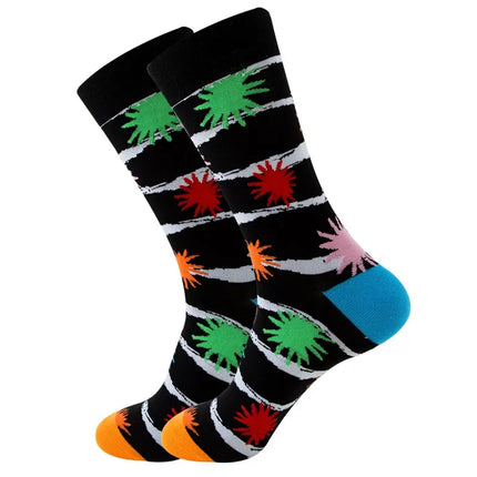 Men Combed 3D Funny Money Socks