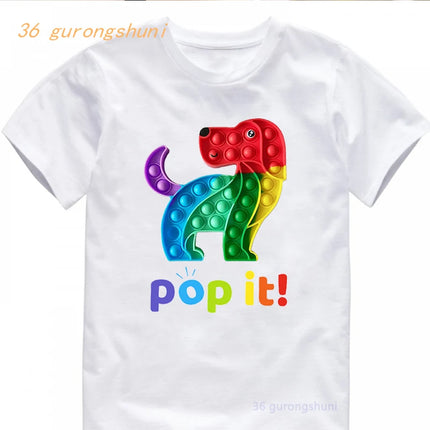 Baby Girl 3D Animal Unicorn Graphic Tees