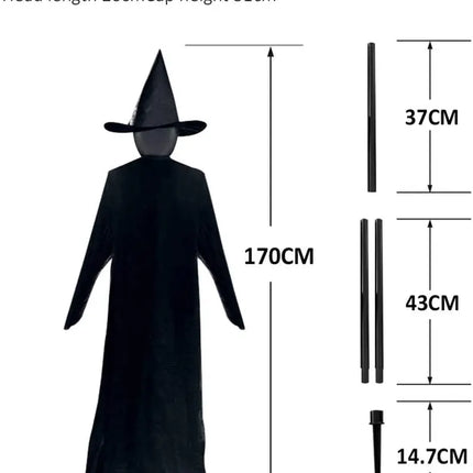 Light-up Witches Stake Sound Activated Halloween Decor