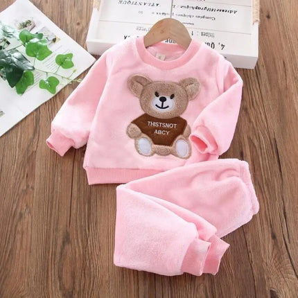 Baby Girls Winter Birthday Love Tracksuits Sets