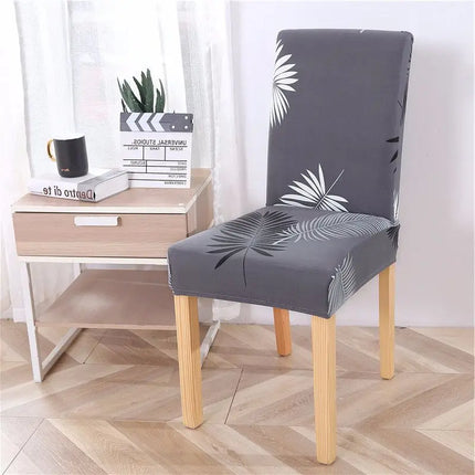 Geometric Elastic Dining Chair Cover Slipcover