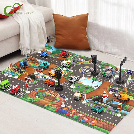 Baby Kids City Traffic Play Mat