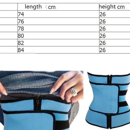 Women Sauna Effect Corset Slimming Tummy Control Waist Belt