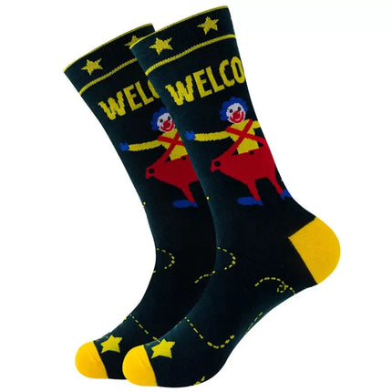 Men Combed 3D Funny Money Socks