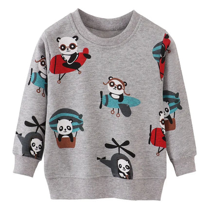 Baby Boy Long Panda Animal Sweaters