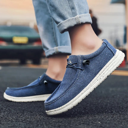 Men Breathable Casual Denim Canvas Loafers