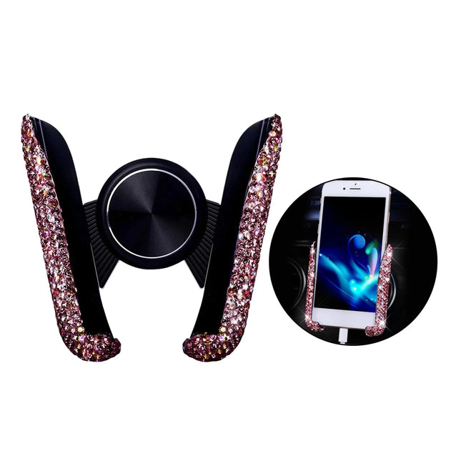 Universal Auto Rhinestone Smartphone Holders