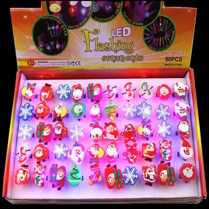 Christmas LED Light Rings Party Decor