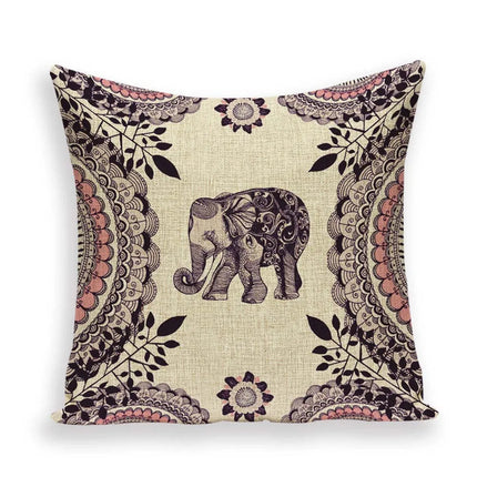 Indian Moroccan Elephant Animal Pillows