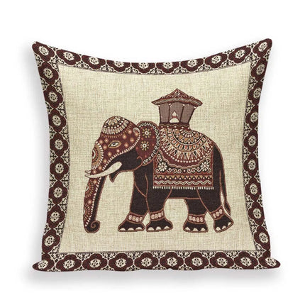 Indian Moroccan Elephant Animal Pillows