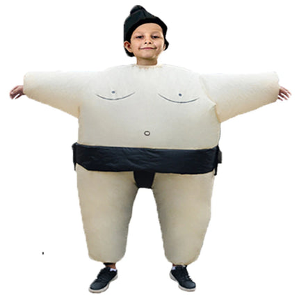 Halloween Kid Adult Sumo Wrestling Inflatable Costume