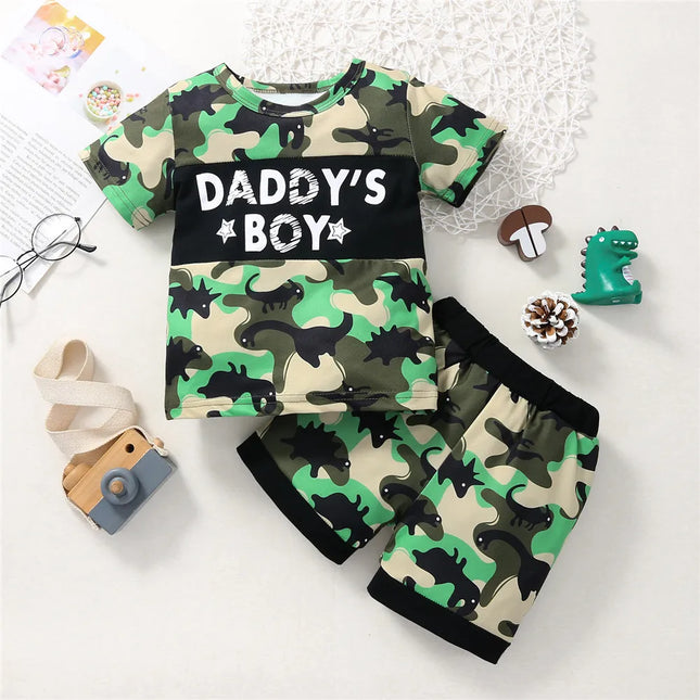 Baby Boy Camouflage Shark Clothing Sets