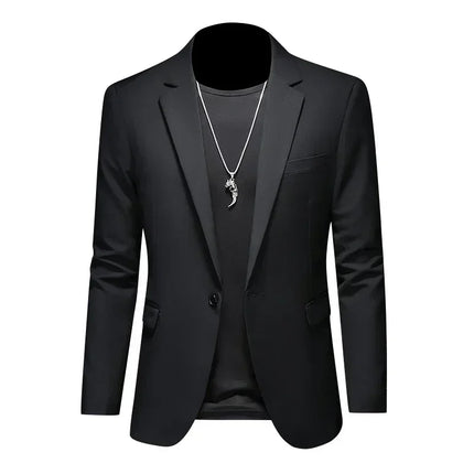 Men Fashion M-6XL Business Casual White Black Blazer