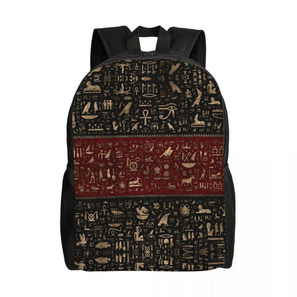 Student Male Female Eye of Horus Egyptian Style 3D Laptop Backpacks